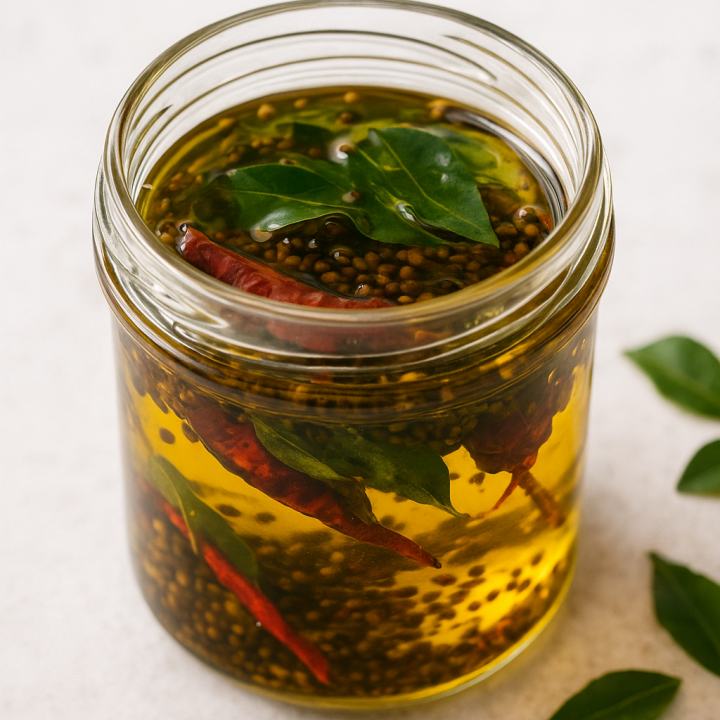 Make Ahead Tempering oil