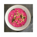 Vibrant, Comforting Savoury Beetroot Porridge for a Nourishing Morning